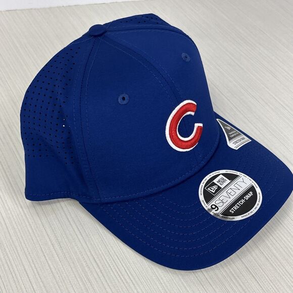 Chicago Cubs New Era 9Seventy Perform Stretch-Snap Snapback Cap Hat OSFM NEW - Picture 4 of 6